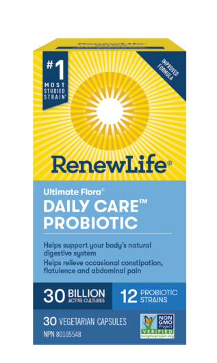 ULTIMATE FLORA DAILY CARE PROBIOTICS 30 BILLION 30 CAPS RENEWLIFE