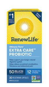 ULTIMATE FLORA EXTRA CARE PROBIOTIC 50 BILLION 30 VCAPS RENEWLIFE