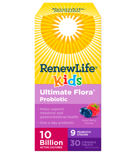 ULTIMATE FLORA KIDS PROBIOTIC 10 BILLION 30 CHEWTABS RENEWLIFE