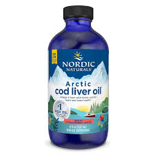 ARCTIC COD LIVER OIL STRAWBERRY 237 ML NORDIC NATURALS