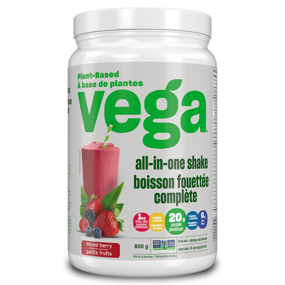 ALL IN ONE NUTRITIONAL SHAKE MIXED BERRY 850 G VEGA