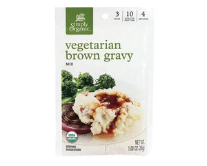 GRAVY MIX VEGETARIAN BROWN ORGANIC 28 G SIMPLY ORGANIC