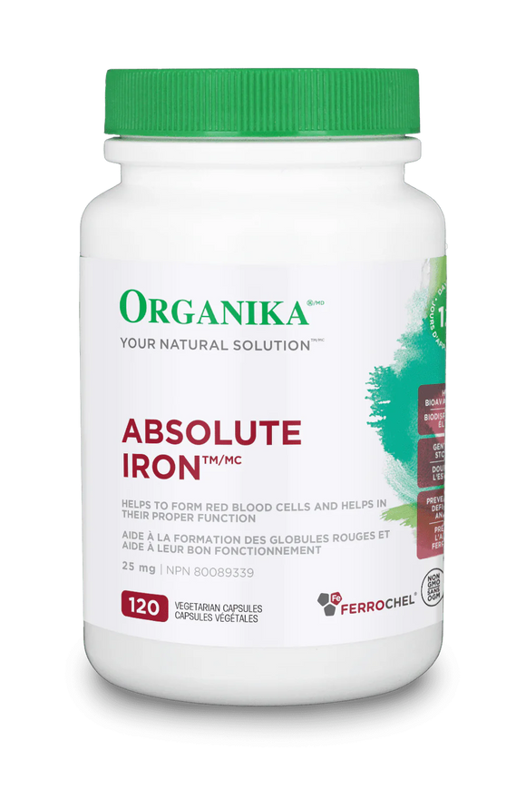 ABSOLUTE IRON 120 CAPS ORGANIKA