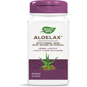 ALOELAX WITH FENNEL SEED 100 CAPS NATURE'S WAY