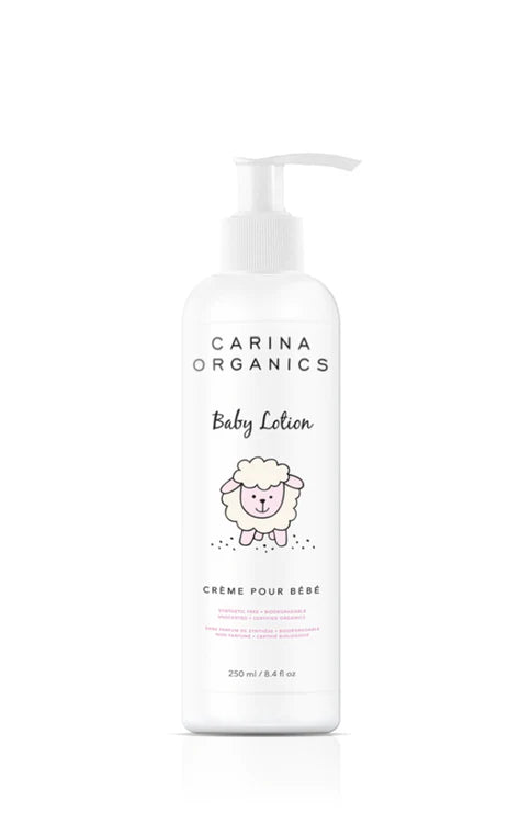 BABY LOTION UNSCETED ORGANIC 250 ML CARINA ORGANICS