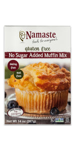 MUFFIN MIX NO SUGAR ADDED GLUTEN FREE 397 G NAMASTE