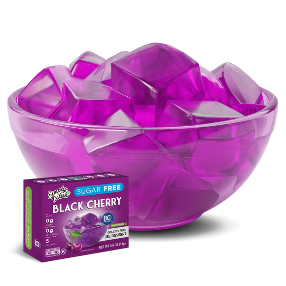 BLACK CHERRY PROBIOTIC PLANT BASED JEL 18 G SIMPLY DELISH