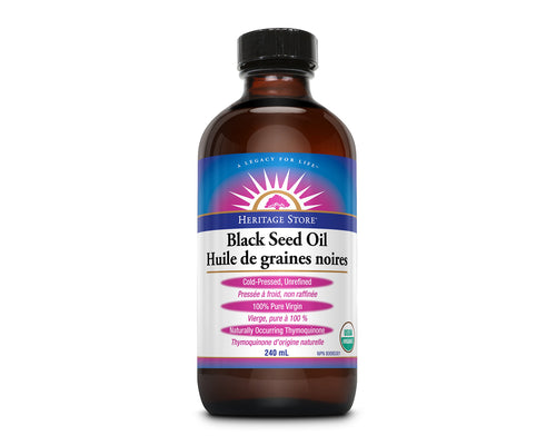 BLACK SEED OIL ORGANIC 240 ML HERITAGE STORE