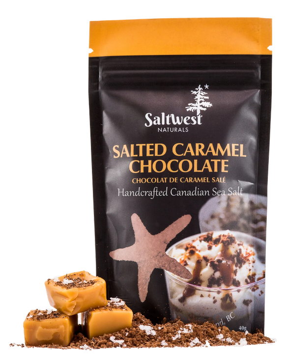 SEA SALT SALTED CARAMEL CHOCOLATE 50 G SALTWEST NATURALS