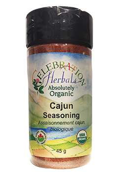 CAJUN SEASONING ORGANIC 45 G CELEBRATION HERBALS