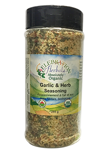 GARLIC & HERB SEASONING 285 G CELEBRATION HERBALS