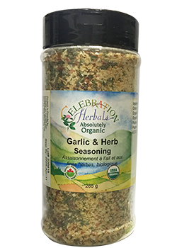 GARLIC & HERB SEASONING 285 G CELEBRATION HERBALS