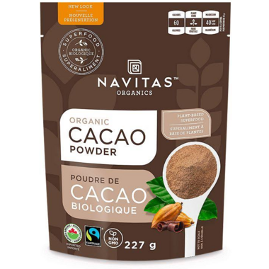 CACAO POWDER ORGANIC 227 G NAVITAS