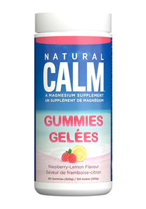 MAGNESIUM RASPBERRY-LEMON 120 GUMMIES NATURAL CALM