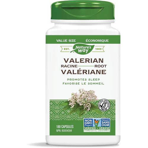 VALERIAN ROOT 530 MG 180 CAPS NATURE'S WAY