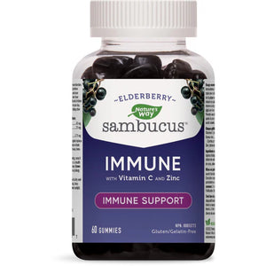 SAMBUCUS ELDERBERRY 60 GUMMIES NATURE'S WAY