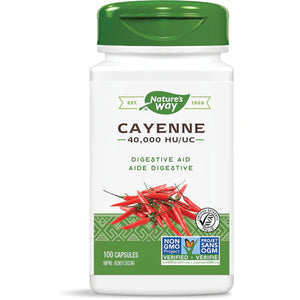 CAYENNE 450 MG 100 CAPS NATURE'S WAY