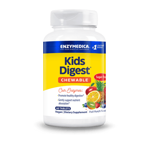 KIDS DIGEST FRUIT PUNCH FLAVOR 60 CHEWS ENZYMEDICA