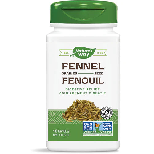 FENNEL SEED 480 MG 100 CAPS NATURE'S WAY