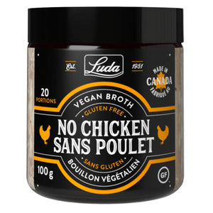 NO CHICKEN VEGAN BROTH GLUTEN FREE 100 G LUDA