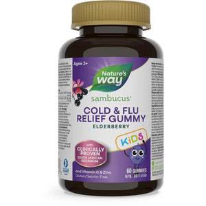 COLD & FLU RELIEF KIDS 60 GUMMIES NATURE'S WAY