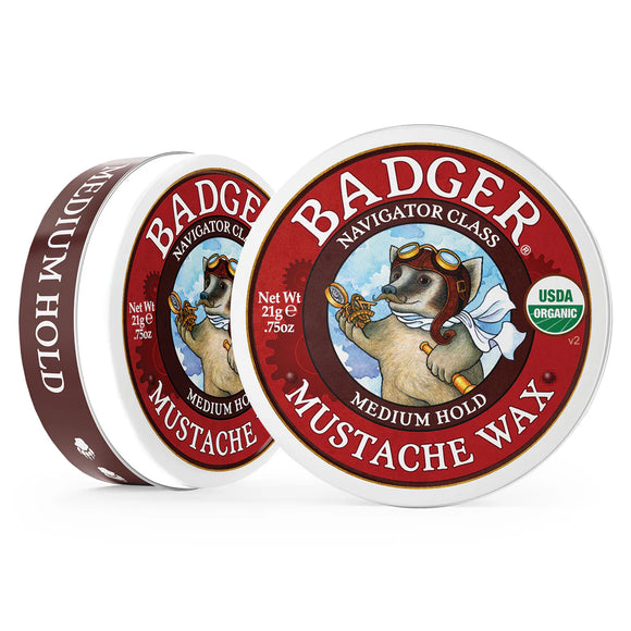 MUSTACHE WAX 21 G BADGER