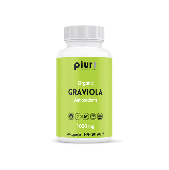 GRAVIOLA ORGANIC 1000 MG 90 CAPS PIUR