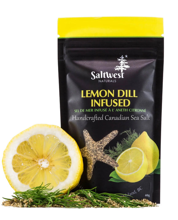 SEA SALT LEMON DILL 40 G SALTWEST NATURALS