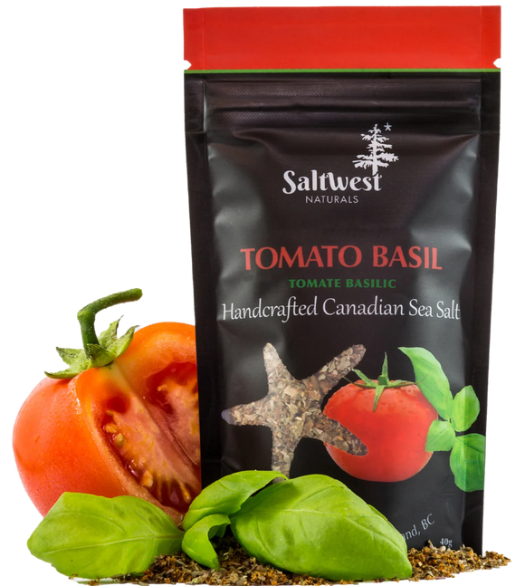 SEA SALT SUN DRIED TOMATO BASIL 40 G SALTWEST NATURALS