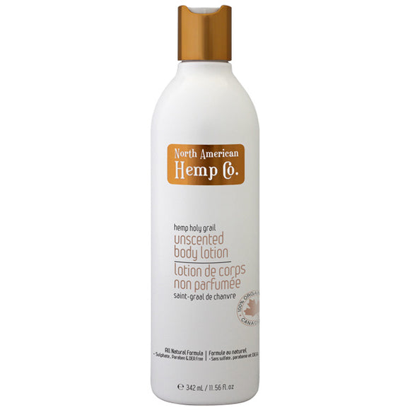 HEMP UNSCENTED BODY LOTION 342 ML HEMP CO