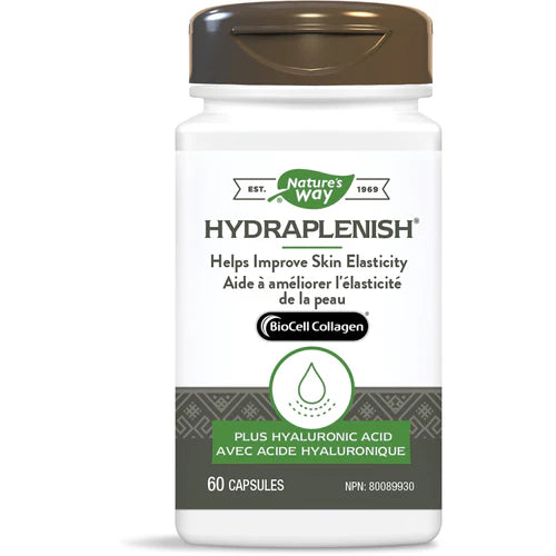 HYDRAPLENISH HYALURONIC ACID 60 CAPS NATURE'S WAY